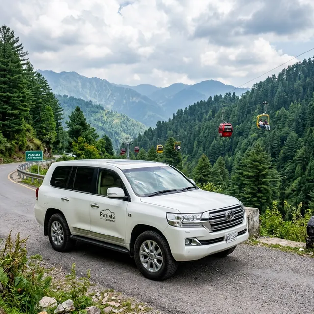 Islamabad to Murree Car With Driver: Spots & Hotels