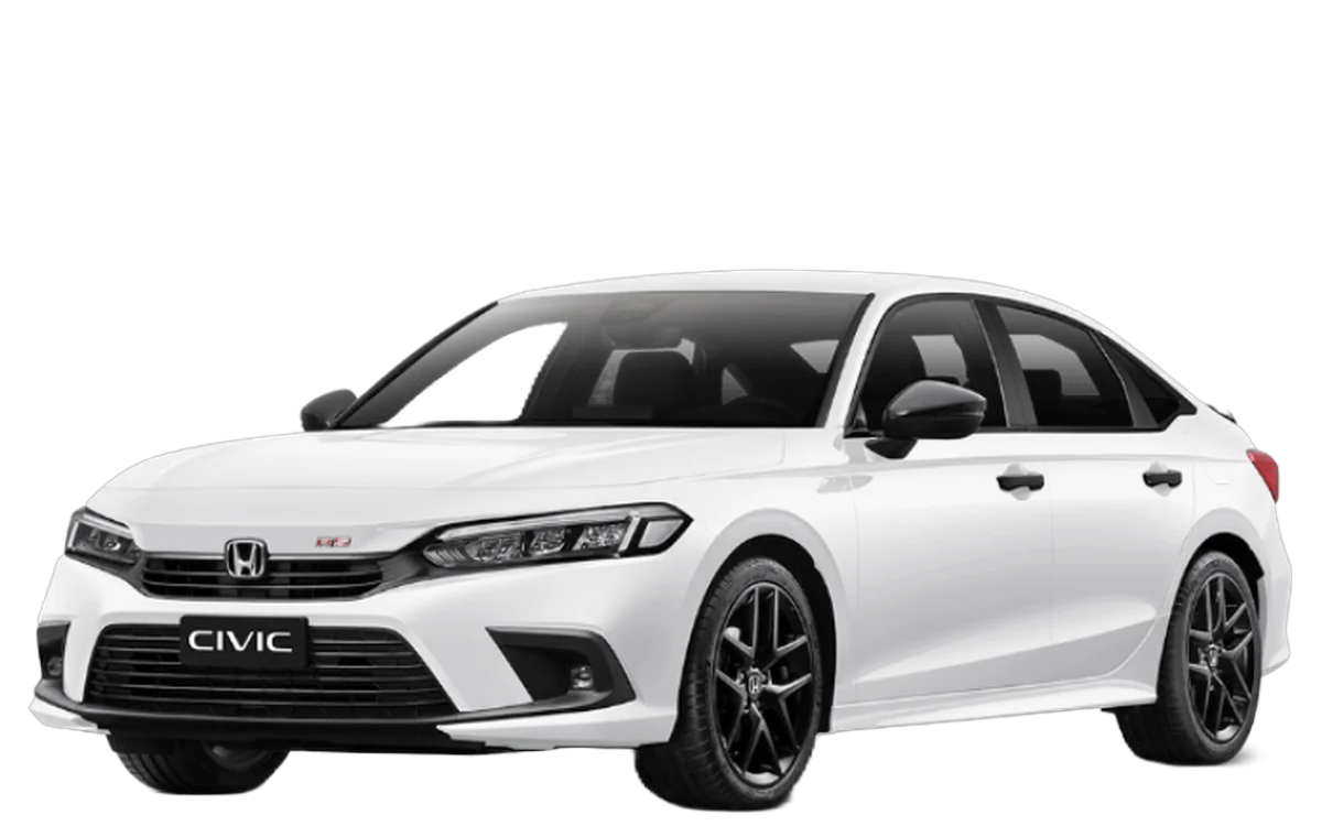 White Honda Civic RS for weddings and events
