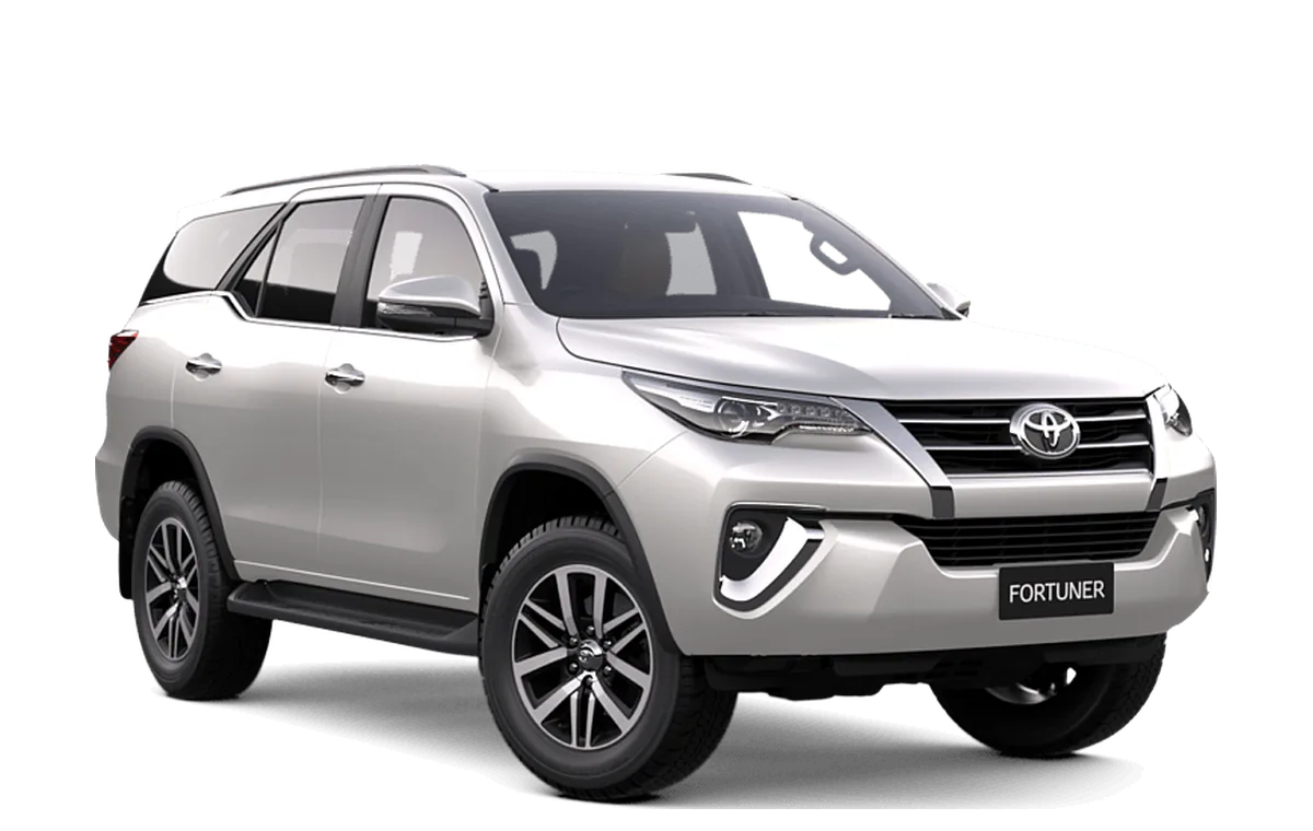 Pearl White Toyota Fortuner