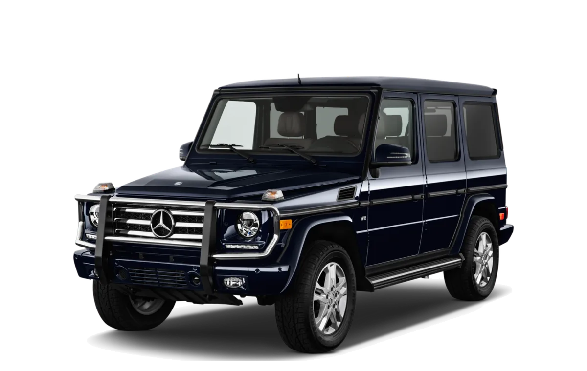 Black Mercedes G Wagon with professional driver